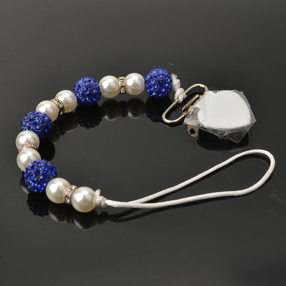 Baby Products Fork Drop-preventing Chain Comfort Pacifier Clip