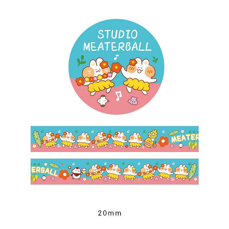 Hand account transparent PET tape