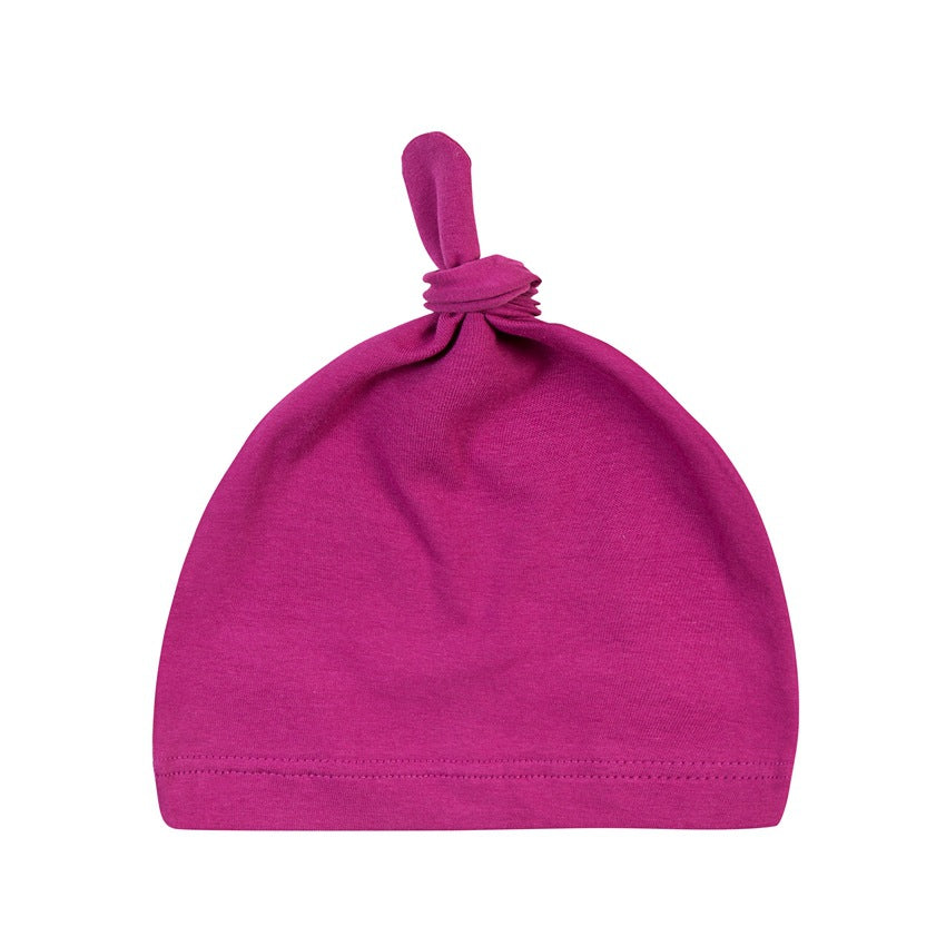 Baby Products Newborn Knot Cap Solid Color Uniform Size