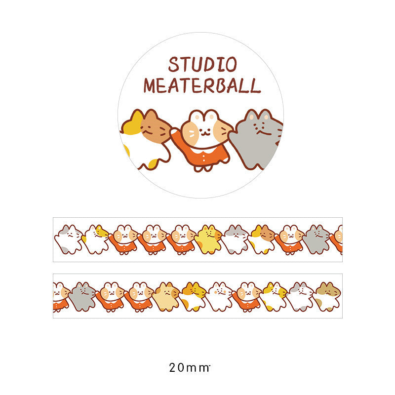 Hand account transparent PET tape