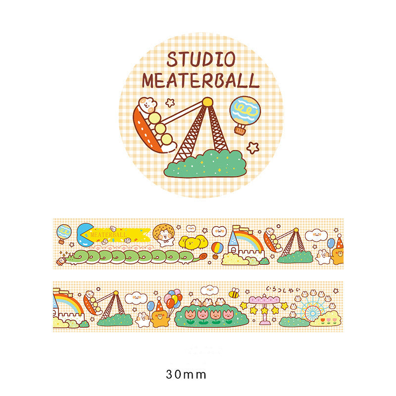 Hand account transparent PET tape