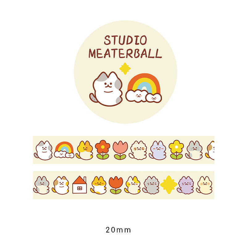 Hand account transparent PET tape