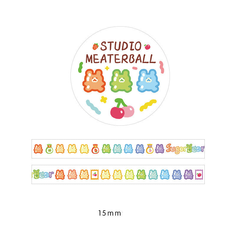 Hand account transparent PET tape