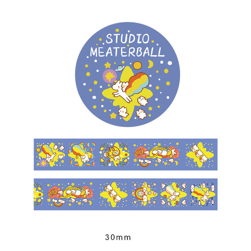 Hand account transparent PET tape