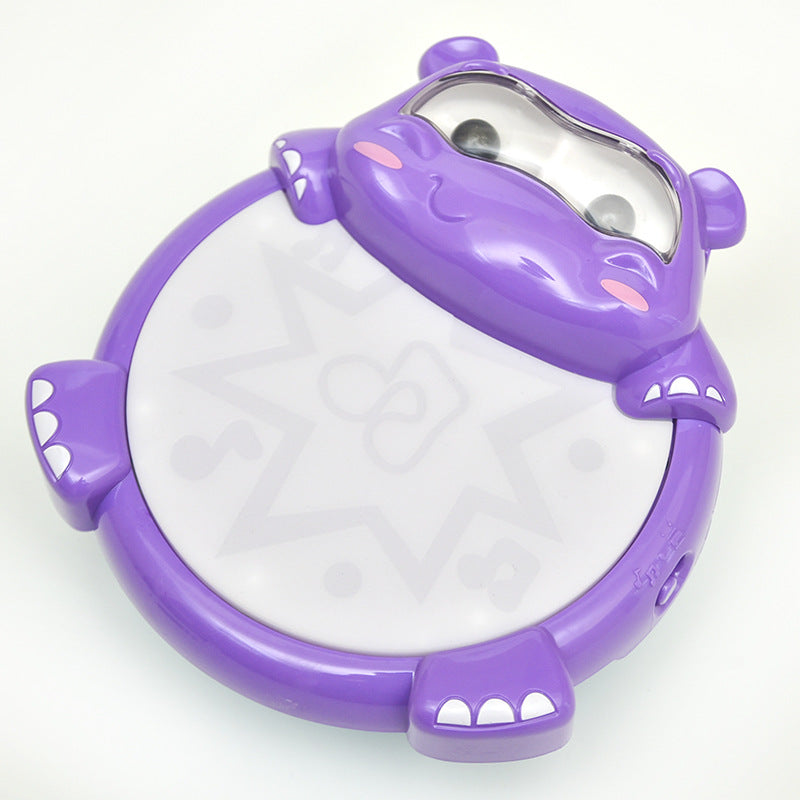 Musical Hippo Electronic Drum Toy Early Education