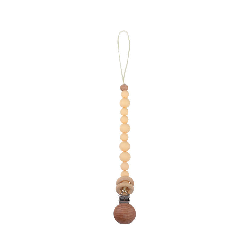 Baby Products Soothing Beech Wood Clip Pacifier Chain