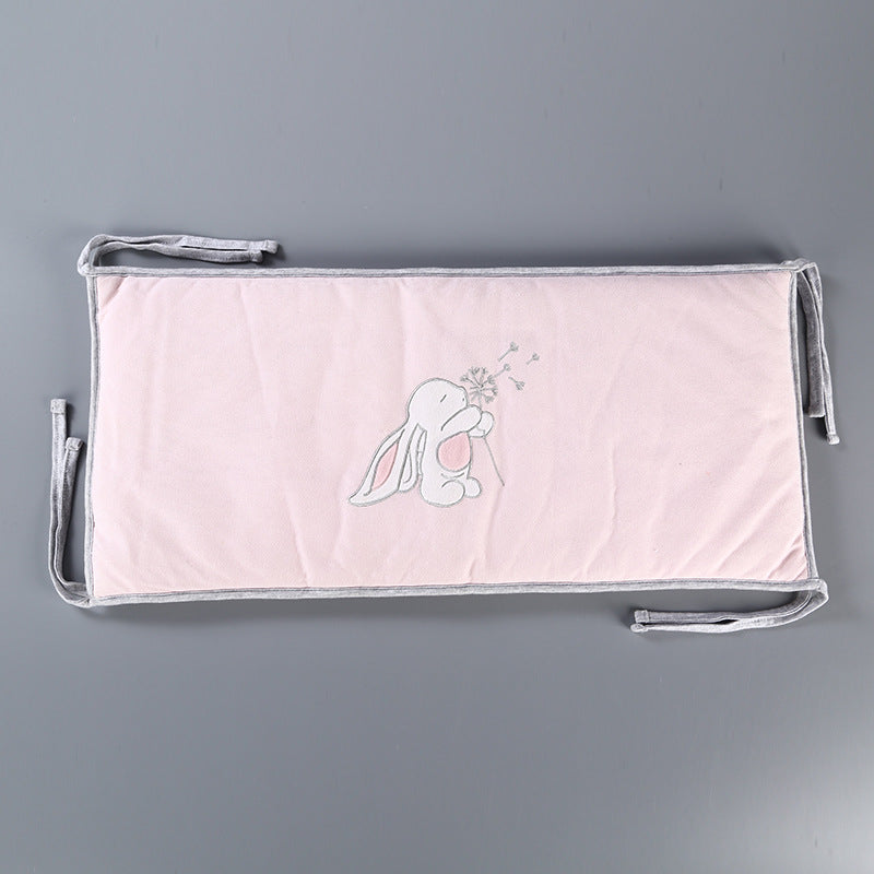 Bunny Bed Fence Knitted Pink Baby Products