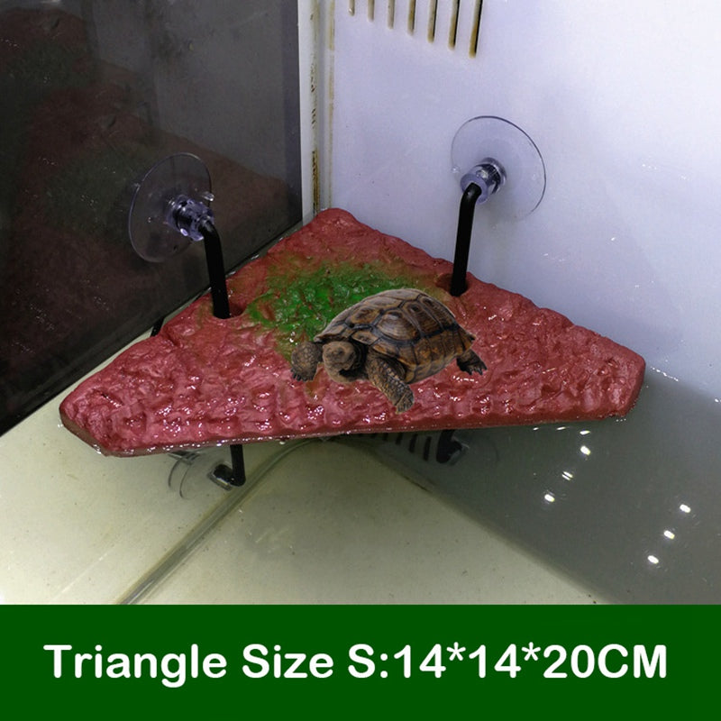 Pet turtle basking platform