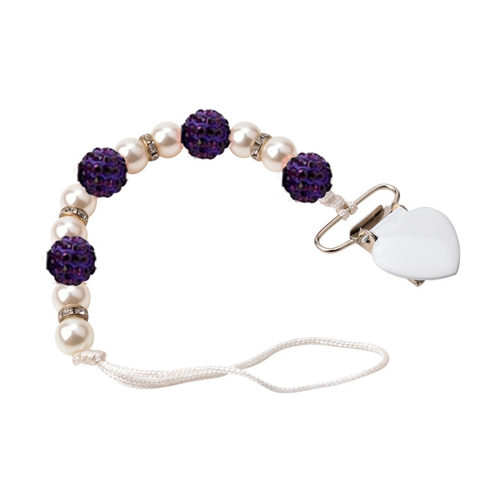 Baby Products Fork Drop-preventing Chain Comfort Pacifier Clip