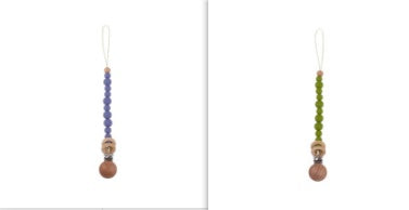 Baby Products Soothing Beech Wood Clip Pacifier Chain