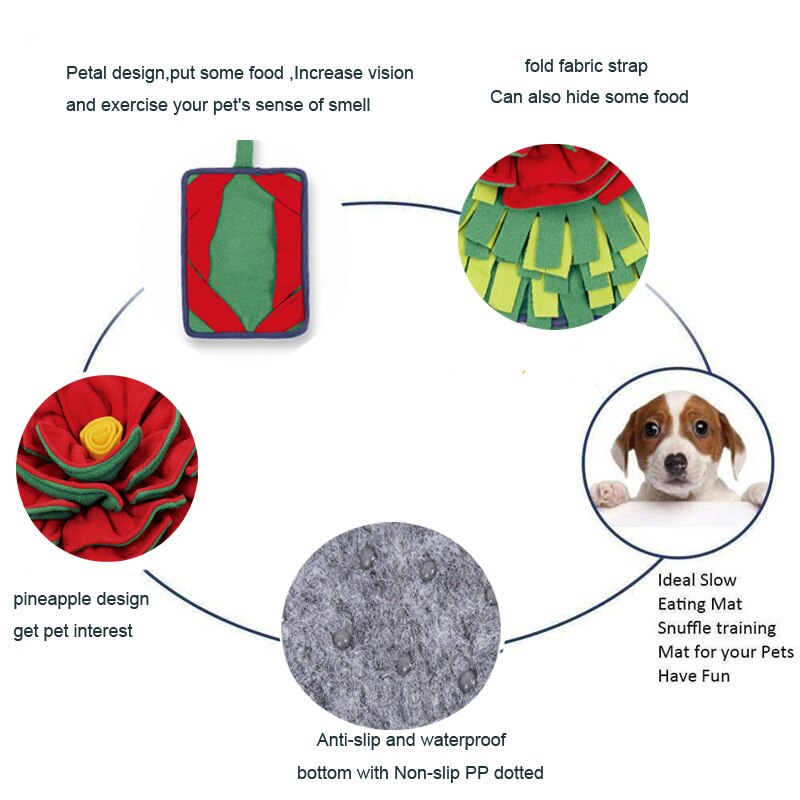 Rose Pocket Pet Sniffing Mat