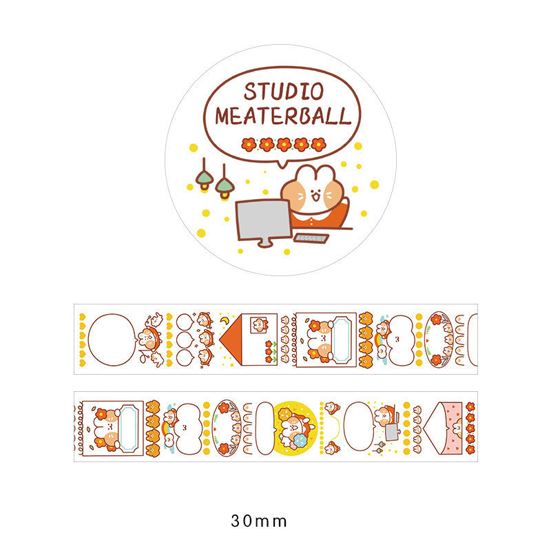 Hand account transparent PET tape