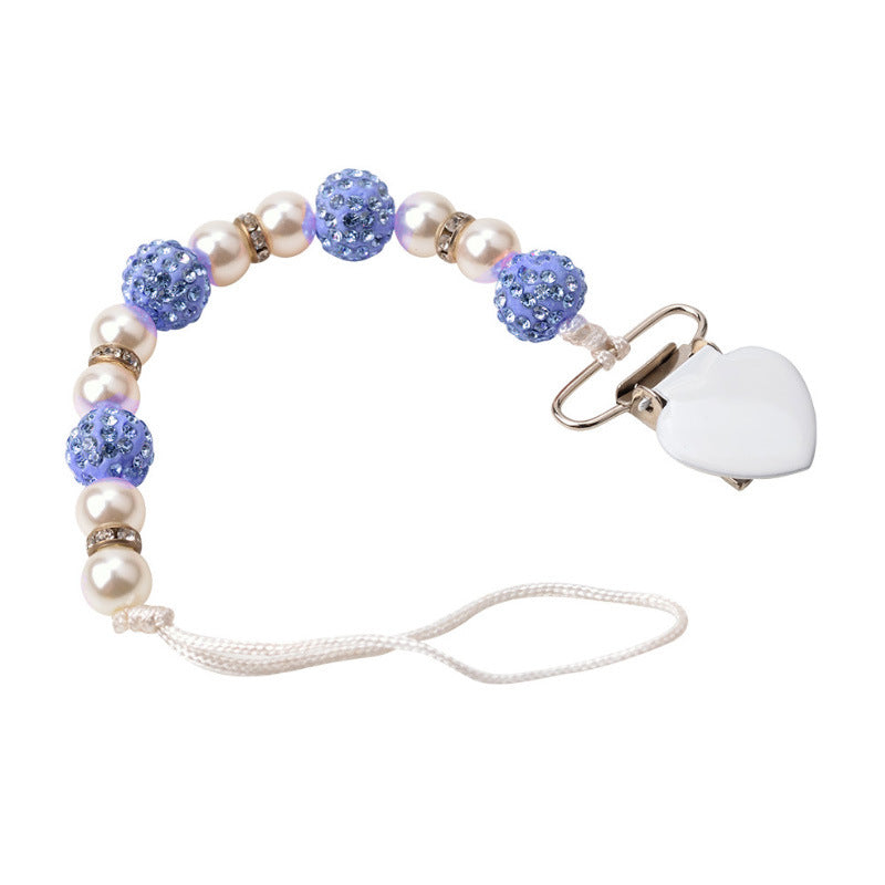 Baby Products Fork Drop-preventing Chain Comfort Pacifier Clip