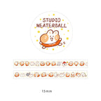 Hand account transparent PET tape