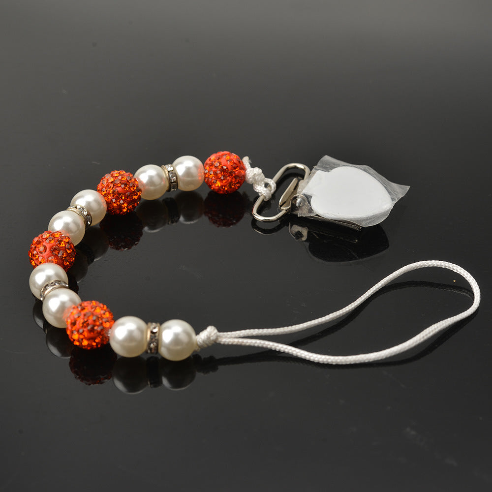 Baby Products Fork Drop-preventing Chain Comfort Pacifier Clip