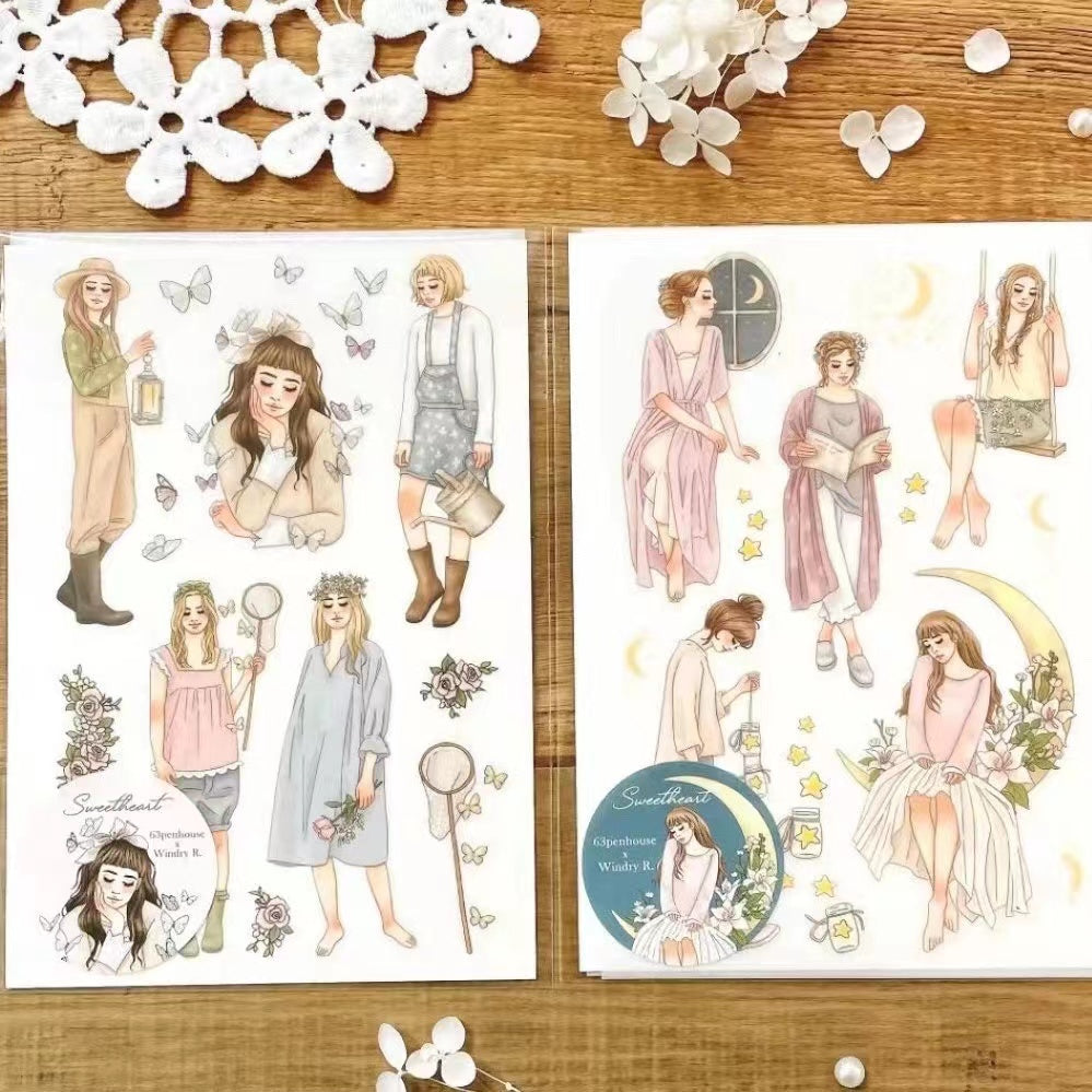 Sweetheart PET Tape Transfer Sticker