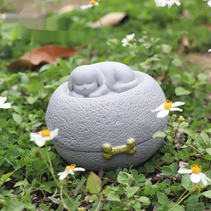Resin Pet Urn Commemorative Tank