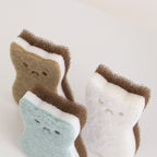 Double-sided pet sponge brush