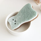 Double-sided pet sponge brush