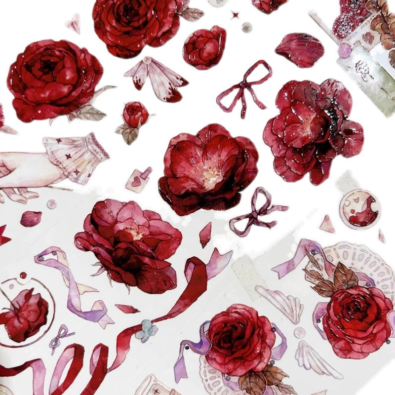 Pet Crystal Curtain Tape Flower