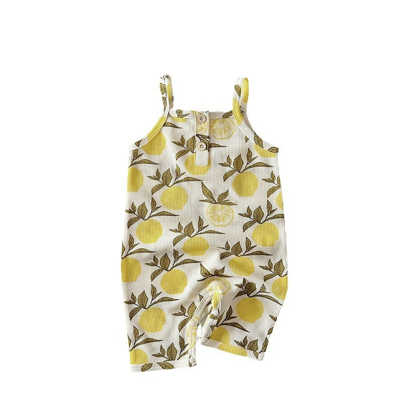 Baby Jumpsuit Class A Waffle Baby Going Out Clothes