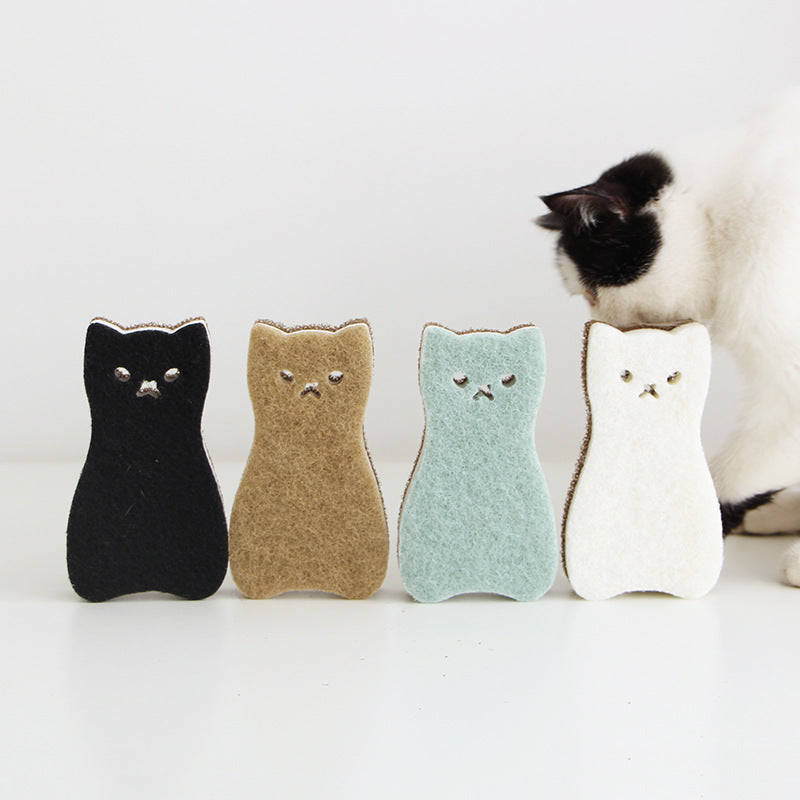 Double-sided pet sponge brush