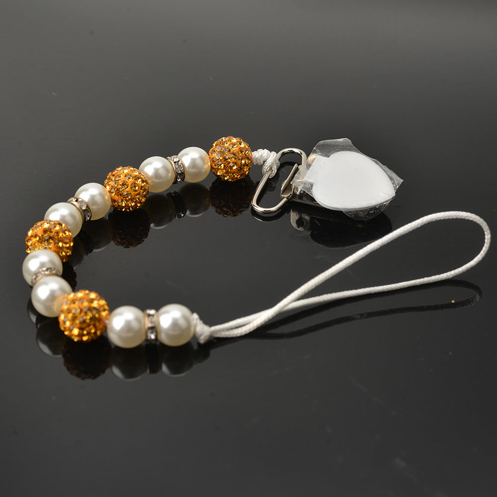 Baby Products Fork Drop-preventing Chain Comfort Pacifier Clip