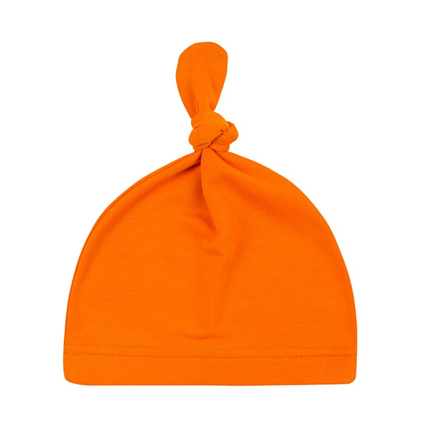 Baby Products Newborn Knot Cap Solid Color Uniform Size