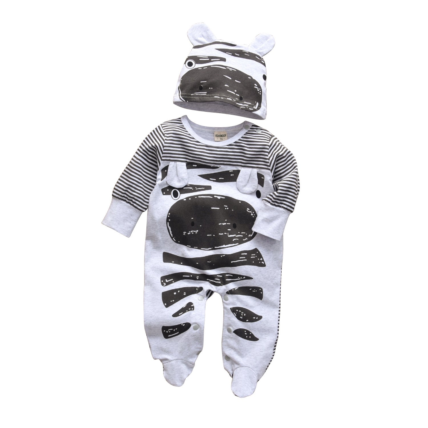 Baby Clothes Spring And Autumn Panda Pattern Baby Jumpsuit