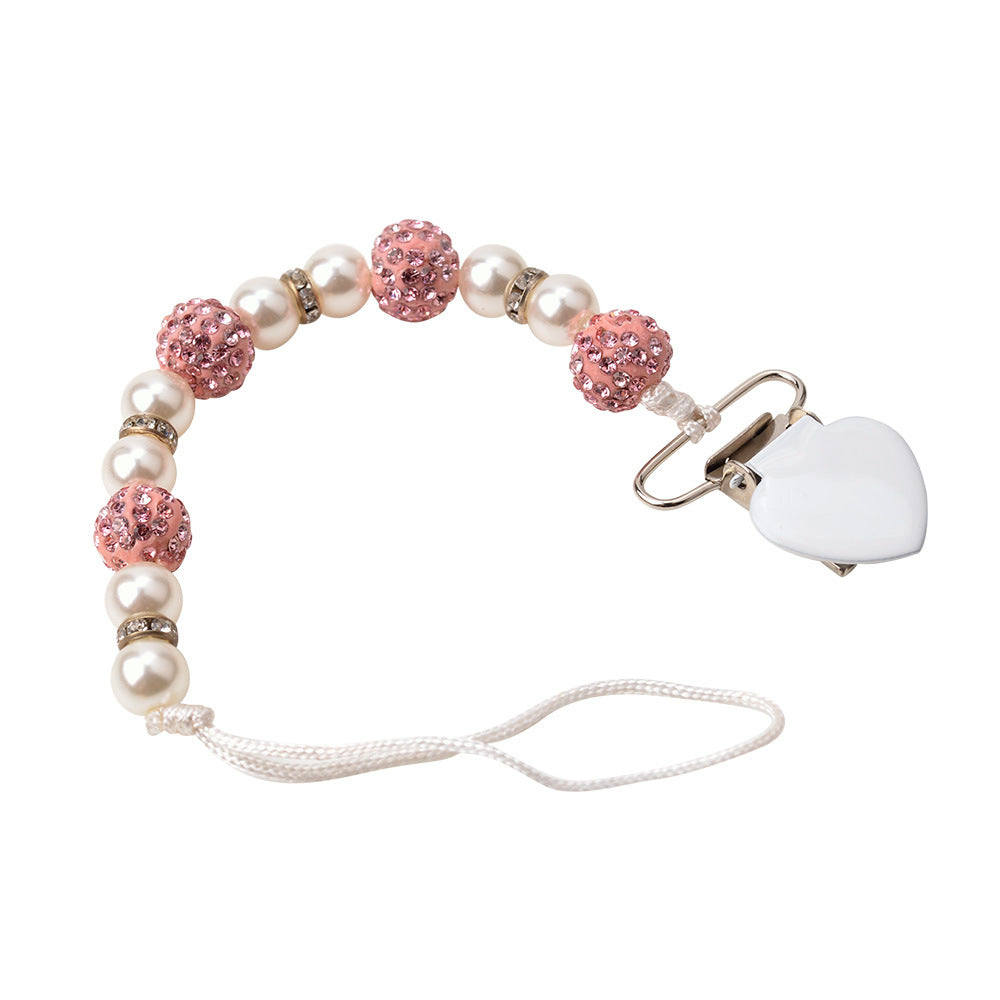 Baby Products Fork Drop-preventing Chain Comfort Pacifier Clip