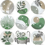 PET Handmade Creative Rhinestone Coaster