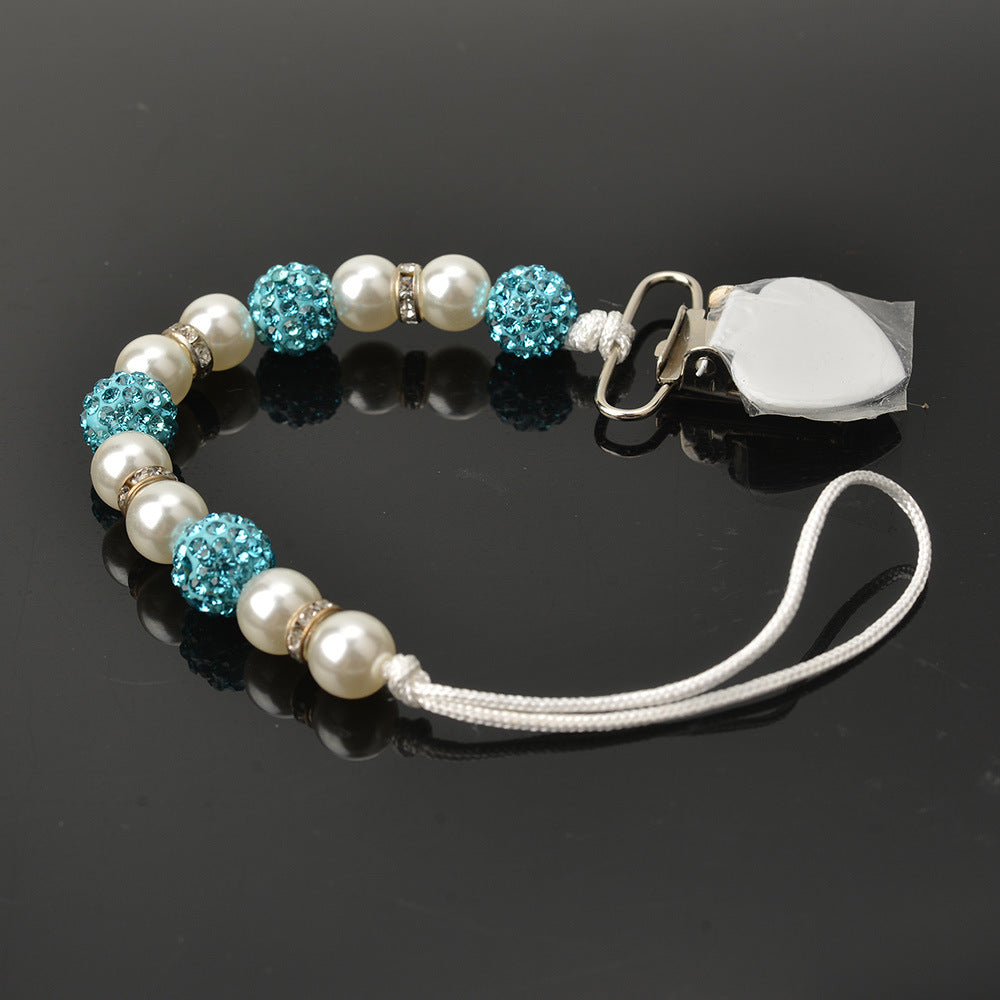 Baby Products Fork Drop-preventing Chain Comfort Pacifier Clip