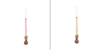 Baby Products Soothing Beech Wood Clip Pacifier Chain