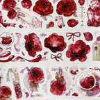 Pet Crystal Curtain Tape Flower