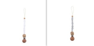 Baby Products Soothing Beech Wood Clip Pacifier Chain