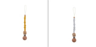 Baby Products Soothing Beech Wood Clip Pacifier Chain