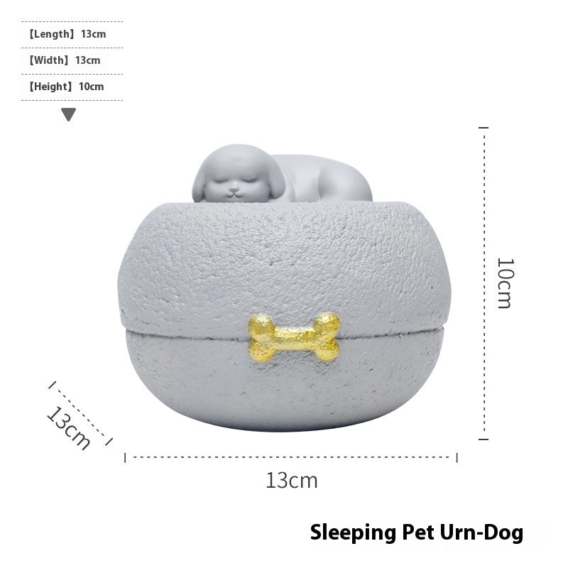 Resin Pet Urn Commemorative Tank