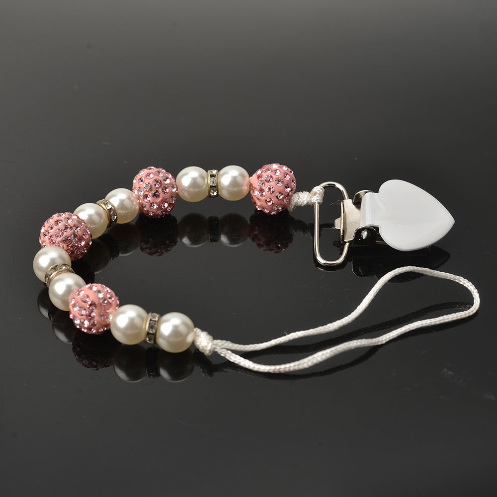 Baby Products Fork Drop-preventing Chain Comfort Pacifier Clip